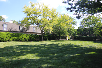 Rich landscaping & courtyards